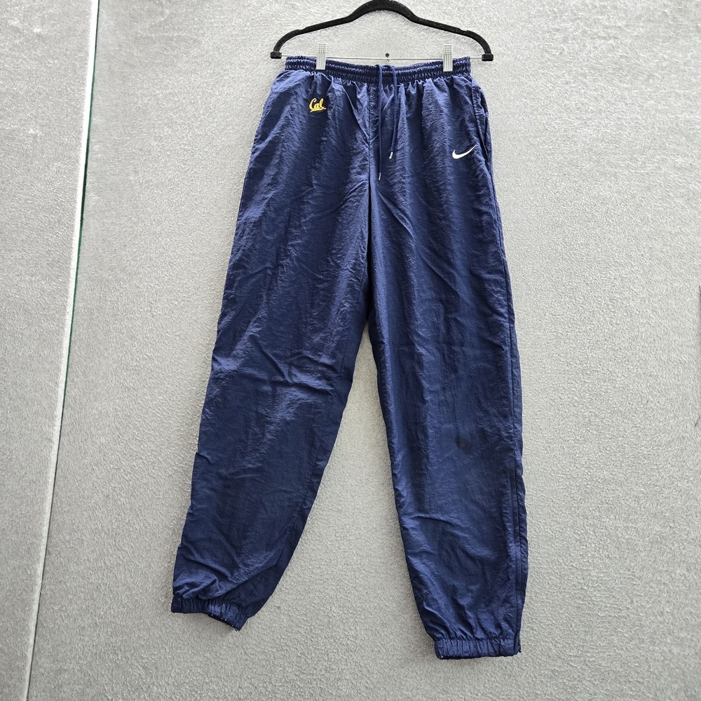 VINTAGE California Golden Bears Men Track Pants M Y2K Navy Nike Jogger Swoosh